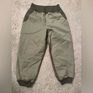 Zara Taupe and Olive Knit Waist Pants